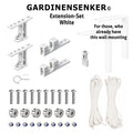 Gardinensenker© Kit complémentaire Blanc, Cordon pour lever et abaisser les tringles à rideaux (Copie)